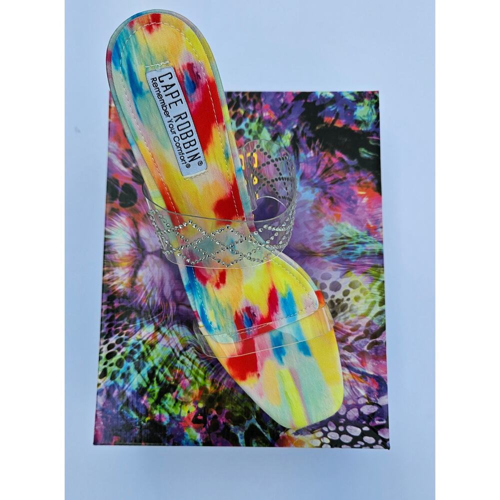 Cape Robbin Rika Platform Shoes Size 11 US Rainbow Platform Shoes - Picture 3 of 5